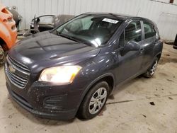 Salvage cars for sale from Copart Lansing, MI: 2016 Chevrolet Trax LS