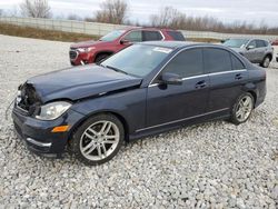 Mercedes-Benz salvage cars for sale: 2013 Mercedes-Benz C 250