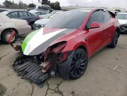 Salvage cars for sale at Martinez, CA auction: 2022 Tesla Model Y