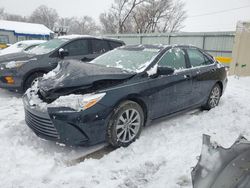 Salvage cars for sale from Copart Wichita, KS: 2015 Toyota Camry LE