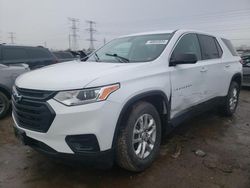 Salvage cars for sale at Elgin, IL auction: 2018 Chevrolet Traverse LS