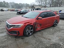 Volkswagen salvage cars for sale: 2021 Volkswagen Passat R-Line