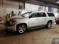 Chevrolet Suburban salvage cars for sale: 2015 Chevrolet Suburban K1500 LTZ