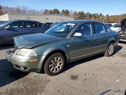 Volkswagen Passat GLS Vehiculos salvage en venta: 2003 Volkswagen Passat GLS