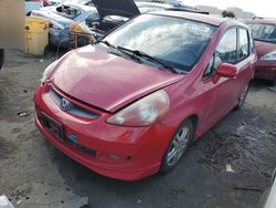 Salvage cars for sale at Martinez, CA auction: 2007 Honda FIT S