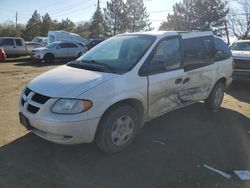 Dodge Caravan salvage cars for sale: 2001 Dodge Grand Caravan SE