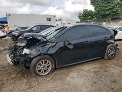 Salvage cars for sale from Copart Opa Locka, FL: 2022 Toyota Corolla LE