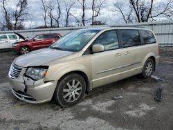Salvage cars for sale from Copart West Mifflin, PA: 2015 Chrysler Town & Country Touring