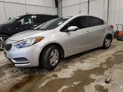 Salvage cars for sale at Franklin, WI auction: 2015 KIA Forte LX