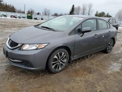 Salvage cars for sale from Copart Ontario Auction, ON: 2015 Honda Civic LX