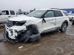 Salvage cars for sale from Copart Woodhaven, MI: 2020 Ford Explorer XLT