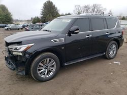 Infiniti QX80 salvage cars for sale: 2019 Infiniti QX80 Luxe