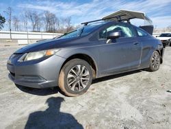 Salvage cars for sale at Spartanburg, SC auction: 2013 Honda Civic EX