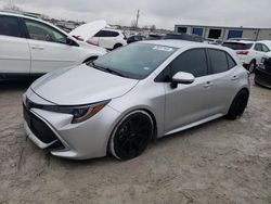 Salvage cars for sale from Copart Haslet, TX: 2021 Toyota Corolla XSE