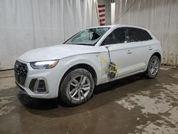 Salvage cars for sale at Central Square, NY auction: 2022 Audi Q5 Premium 45