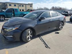 KIA Optima LX salvage cars for sale: 2019 KIA Optima LX