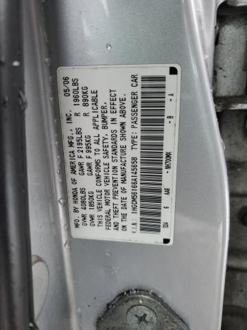 2006 Honda Accord Value