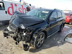 Salvage cars for sale at Cahokia Heights, IL auction: 2017 Dodge Journey Crossroad