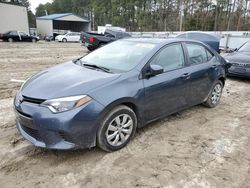 Vehiculos salvage en venta de Copart Seaford, DE: 2016 Toyota Corolla L