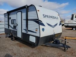 Keystone salvage cars for sale: 2022 Keystone Springdale