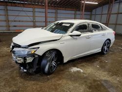 Salvage cars for sale from Copart Ontario Auction, ON: 2022 Honda Accord Touring Hybrid