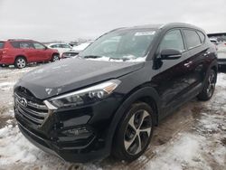 Salvage cars for sale at Elgin, IL auction: 2016 Hyundai Tucson Limited
