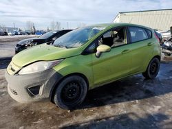 Salvage cars for sale at Rocky View County, AB auction: 2011 Ford Fiesta SE