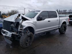 Salvage cars for sale from Copart Woodburn, OR: 2016 Ford F150 Supercrew