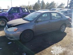 Salvage cars for sale from Copart Denver, CO: 2008 Toyota Corolla CE