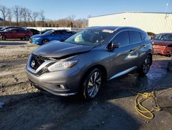 Salvage cars for sale from Copart Spartanburg, SC: 2017 Nissan Murano S