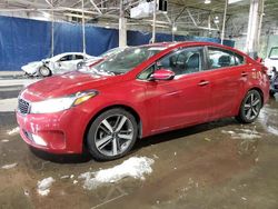 Salvage cars for sale at Woodhaven, MI auction: 2017 KIA Forte EX