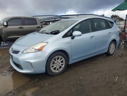 Salvage cars for sale at San Diego, CA auction: 2012 Toyota Prius V