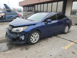 Salvage cars for sale from Copart Fort Wayne, IN: 2015 Subaru Legacy 2.5I Premium