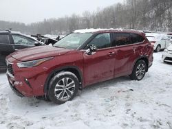 Toyota salvage cars for sale: 2022 Toyota Highlander XLE