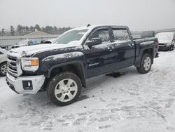 Salvage trucks for sale at Windham, ME auction: 2015 GMC Sierra K1500 SLE