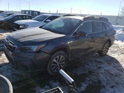 Salvage cars for sale from Copart Greenwood, NE: 2022 Subaru Outback Premium