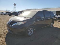 Salvage cars for sale from Copart Phoenix, AZ: 2012 Toyota Sienna LE