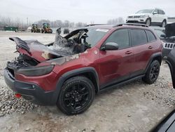 Salvage cars for sale at Wayland, MI auction: 2019 Jeep Cherokee Trailhawk