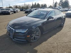 Salvage cars for sale from Copart Denver, CO: 2016 Audi A7 Prestige