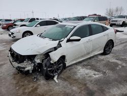 Salvage cars for sale at Greenwood, NE auction: 2019 Honda Civic EX