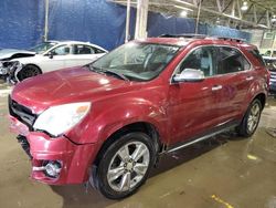 Salvage cars for sale at Woodhaven, MI auction: 2010 Chevrolet Equinox LTZ