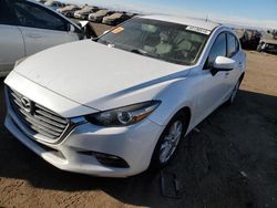 Salvage cars for sale at Brighton, CO auction: 2017 Mazda 3 Sport