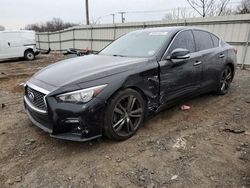 Salvage cars for sale from Copart Hillsborough, NJ: 2019 Infiniti Q50 Luxe