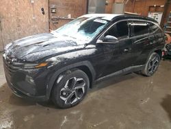 Salvage cars for sale from Copart Ebensburg, PA: 2022 Hyundai Tucson Limited