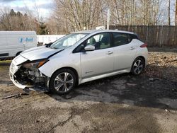 Salvage cars for sale from Copart Portland, OR: 2019 Nissan Leaf S