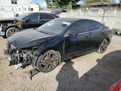 Nissan salvage cars for sale: 2020 Nissan Sentra SR