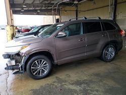 Salvage cars for sale from Copart Gaston, SC: 2017 Toyota Highlander SE