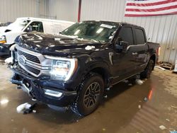 Salvage cars for sale from Copart Milwaukee, WI: 2021 Ford F150 Supercrew