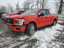Salvage cars for sale at Central Square, NY auction: 2018 Ford F150 Super Cab