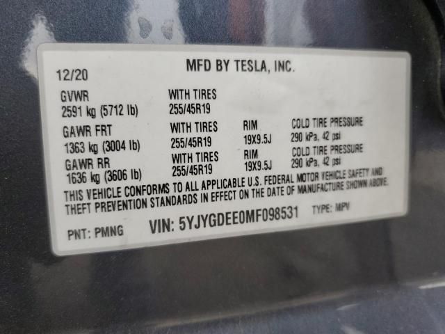 2021 Tesla Model Y